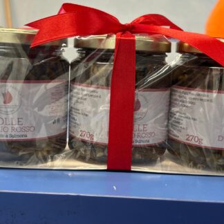 Confezioni Regalo Da 3 pz Zolle D'Aglio Rosso